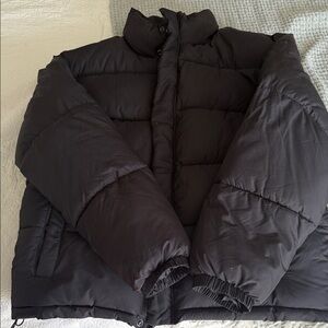 Urban Outfitters Black Puffer Jacket